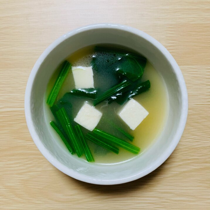 味噌汁♡ほうれん草・豆腐